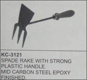 Spade Rake With Strong Plastic Handle