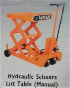 Hydraulic Scissors Lift Table (Manual)