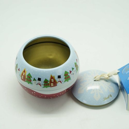 Ball Shape Tin Christmas Box