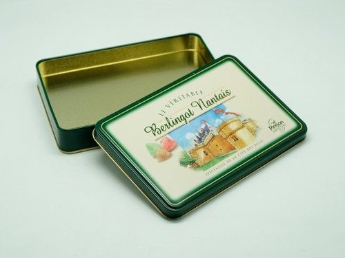 Rectangular Tin Box - Grade-A Eco-friendly 0.20-0.30mm Tinplate, 182x123x44mm | Custom Offset Printing, Quality Control Certified