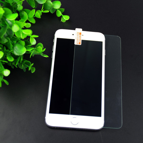 Mobile Phone Screen Protector And Toughened Membrane For iPhone 6 - Tempered Glass 0.3mm Clear Japanese Glue Adhesive | Scratch Resistant Shock Absorbent Explosion Proof Residue-Free