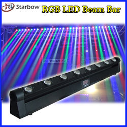  8x10W RGBW LED बीम बार लाइट 