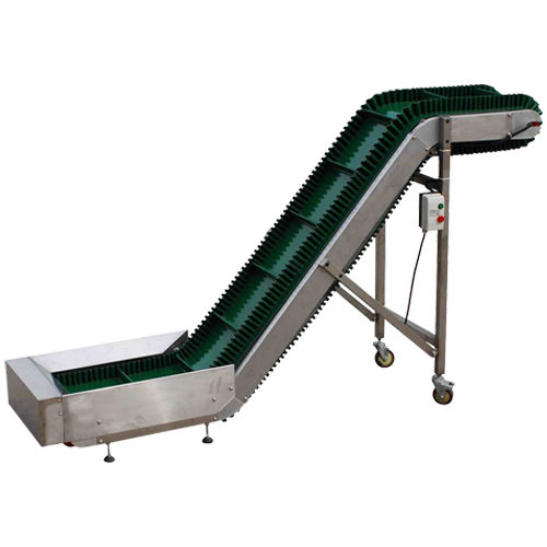 Pvc Large Angle Belt Conveyor For Solid And Coal Dimension(L*W*H): 3 X 2.5 Foot (Ft)