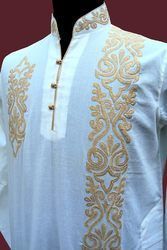 White Gents Kurta