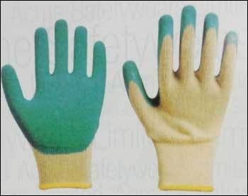 Latex Dipped Gloves Wrinkle Finish