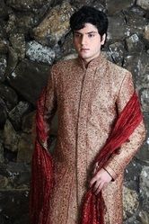 Banarsi Crush Sherwani