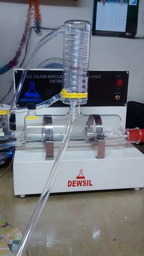 Distillation Unit Glass Horizontal Type For Lab Use