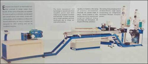  पॉलिमर वुडफ्री प्लास्टिक पेंसिल मैन्युफैक्चरिंग मशीन 