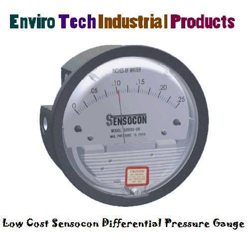 Low Cost Sensocon Differential Pressure Gauge