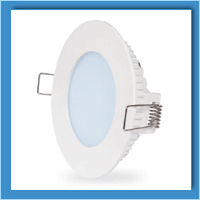 Panel Light Round Metal