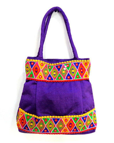 Indian handmade antique mirror embroidered tote bag shoulder bag - Shop  YUZIVINTAGE Handbags & Totes - Pinkoi