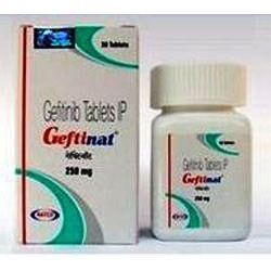 Geftinat Tablets - 250 mg Dosage | Effective EGFR Tyrosine Kinase Inhibitor for Non-Small Cell Lung Cancer Treatment, Requires Doctor Consultation