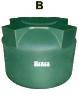 Green Color PUF Insulated Tank