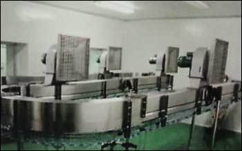 Empty Bottle Air Conveyor System With Air Blower And Filter