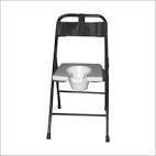 White Folding Chair Commode