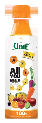 100% ऑल यू नीड मिक्स्ड वेजिटेबल एंड फ्रूट जूस