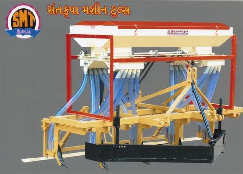 Seed Cum Fertilizer Drill - Durable Steel Design | High Performance, Reliable Seeding and Fertilization Unit