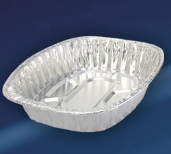 Aluminium Foil Oval Roaster Pan