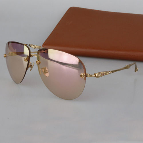 Oversized Titanium Sunglasses