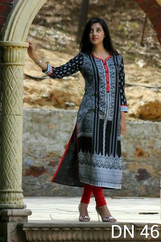 Pure Cotton Straight Kurti