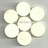 Bone Horn Blank Buttons