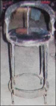 Fix Stool With Cushion Seat And Back