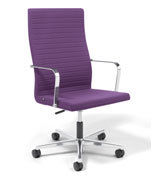 Purple Slim Director Revolving Office Chair (Pure)