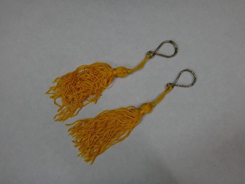 Yellow Fancy Cords and Tassels