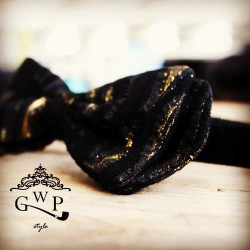 Gold Bow Ties