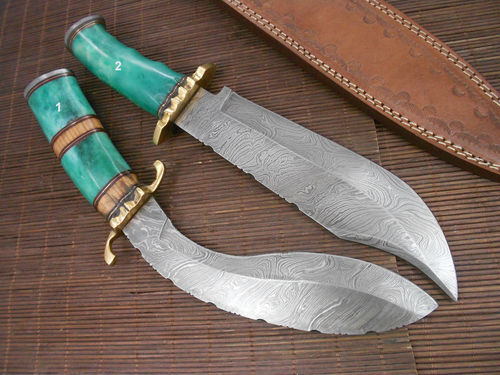 Damascus Handmade Knives (RIZ-9003)