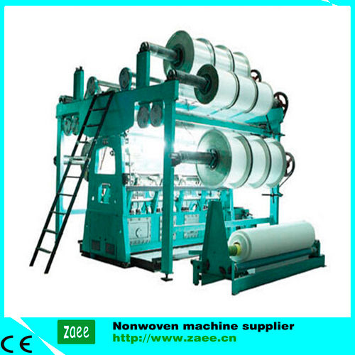 double pile warp knitting machine