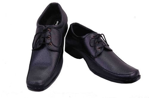 Black Colour Latest Design Leather Formal Shoe