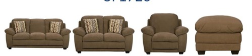 Sectional Sofa Set In Fabric