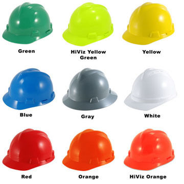 Silver Safety Helmet