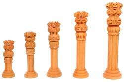 Designer Wooden Ashoka Pillar