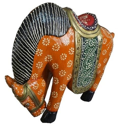 Enclosed Home Decor Wooden Horse