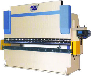 CNC Press Brake - High-Quality Forged Steel Cylinders, Rigidly Welded Frame | Synchronized Bed Reference Principle, Precision Beam Depth Mechanism, Full Electronic Synchronization