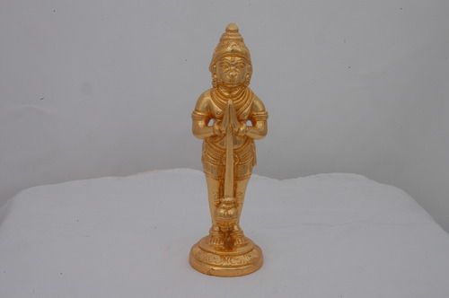 Gold Plated Hanuman Statue