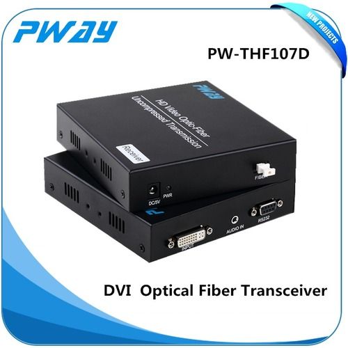 DVI Optical Transceiver No Compress with EDID Over 10km LC Connector