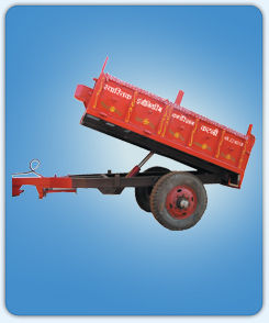 Tipping Tractor Trolley