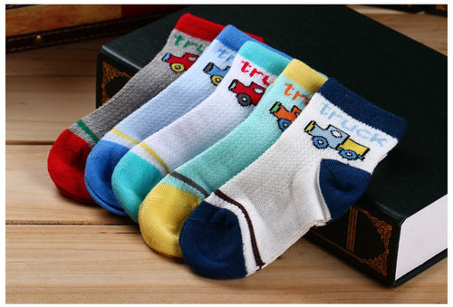 Cotton Children Ankle Socks for 2-12 Years Old