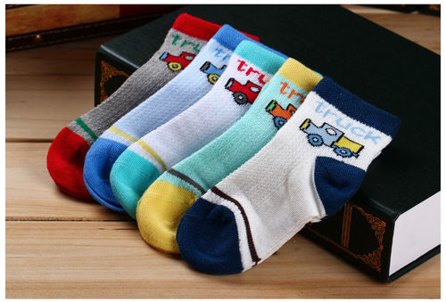 Cotton Children Ankle Socks For 2-12 Years Old