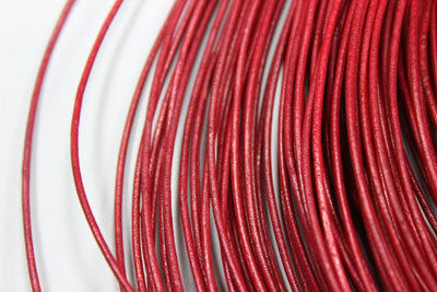 Red Leather Cords