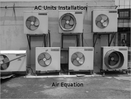 AC Units Installation Services By AIR EQUATION