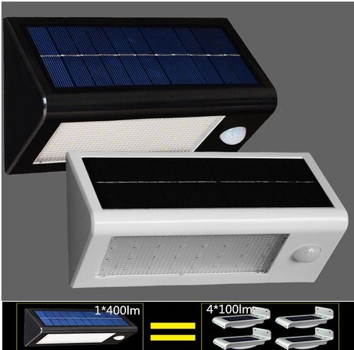 Solar Panel Led Flood Security Solar Garden Light Pir Motion Sensor