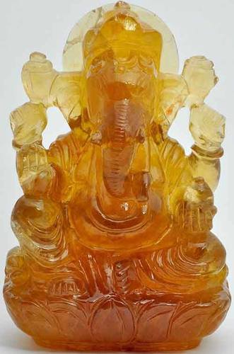 Gemstone Ganesha Statues