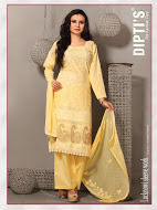 Fancy Lacknowi Sleeve Unstitched Salwar Kameez