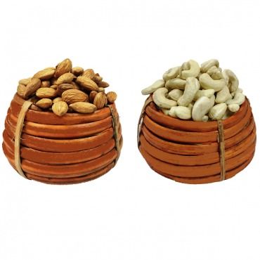 Handicraft Dry Fruits Bowl-Double