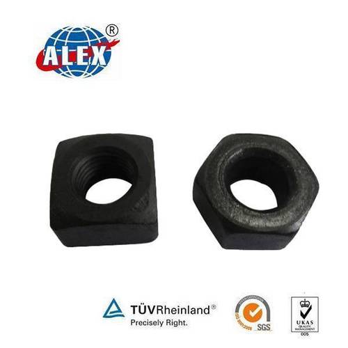 Rail Fastener Heavy Hex and Square Nuts for Track Bolts