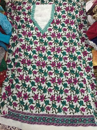 Pure Crepe And Georgette Printed Kurti